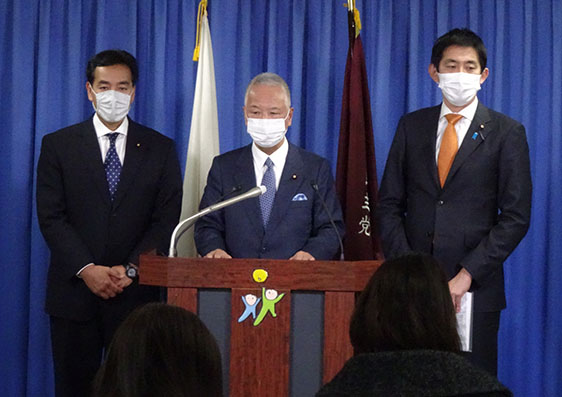 自民党新国際秩序創造戦略本部の提言について記者会見を行いました。